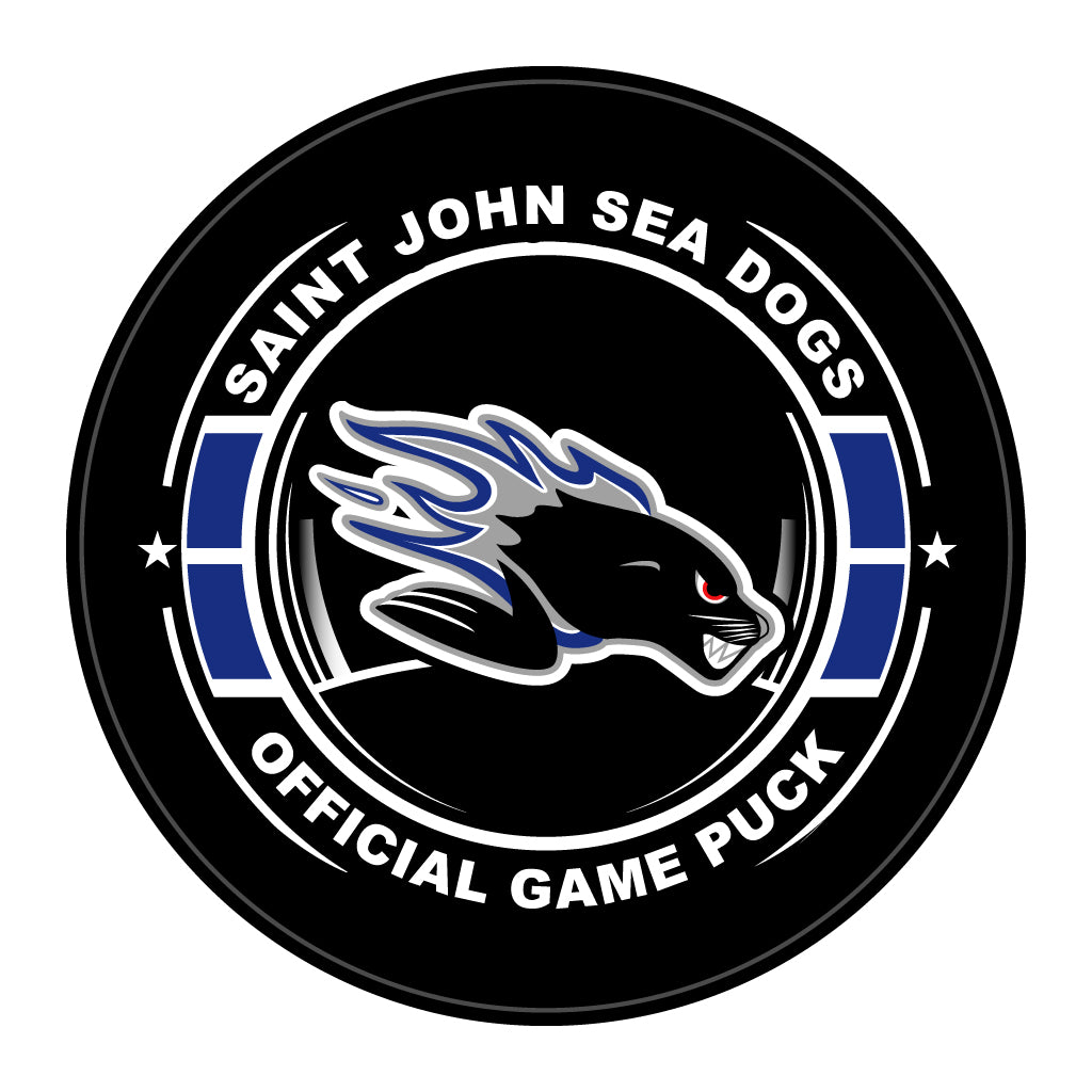 QMJHL Saint John Sea Dogs Official Game Puck (Season 2015-2016) - Sea- –  Ogre Brand