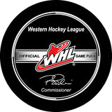 WHL Swift Current Broncos Official Game Puck (Season 2014-2015) - Broncos#2