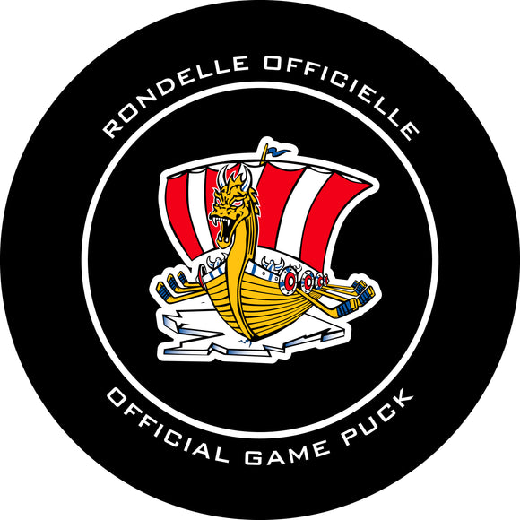 QMJHL Baie-Comeau Drakkar Official Game Puck (Season 2019-2021) - Drakkar#2