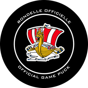QMJHL Baie-Comeau Drakkar Official Game Puck (Season 2022-2023) - Drakkar#4