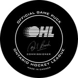 OHL Playoffs Western Conference Final Official Game Puck (Season 2019-2020) - OHL#2