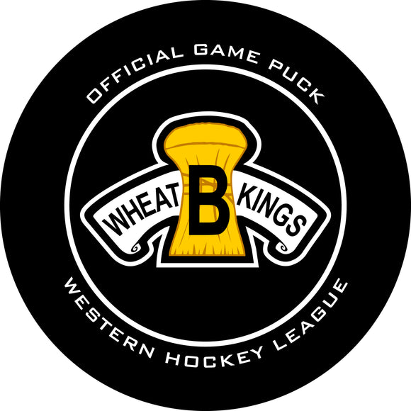 WHL Brandon Wheat Kings Official Game Puck (Season 2019-2020) - Brandon#2