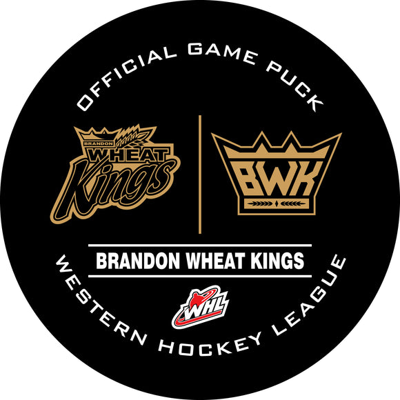 WHL Brandon Wheat Kings Official Game Puck (Season 2022-2023) - Brandon#5