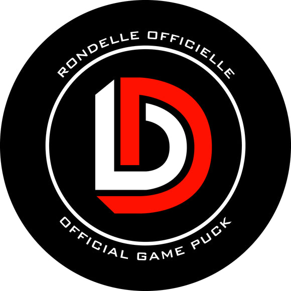 QMJHL Drummondville Voltigeurs Official Game Puck (Season 2021-2022) - Voltigeurs#8