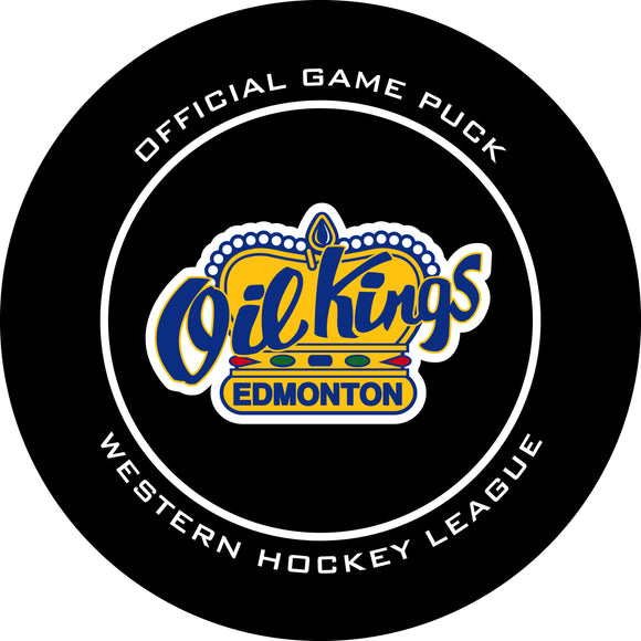 WHL Edmonton Oil Kings Official Game Puck (Season 2021-2022) - Edmonton#8