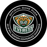 WHL Everett Silvertips Official Game Puck (Season 2018-2019) - Silvertips#4