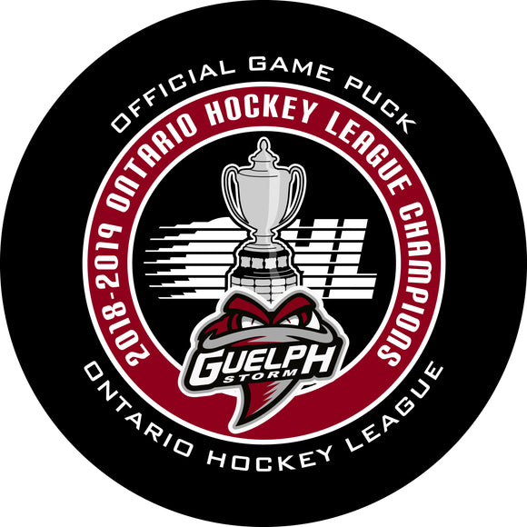 OHL Guelph Storm Official Game Puck (Season 2019-2022) - Storm#2