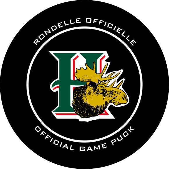 QMJHL Halifax Mooseheads Official Game Puck (Season 2020-2022) - Mooseheads#1
