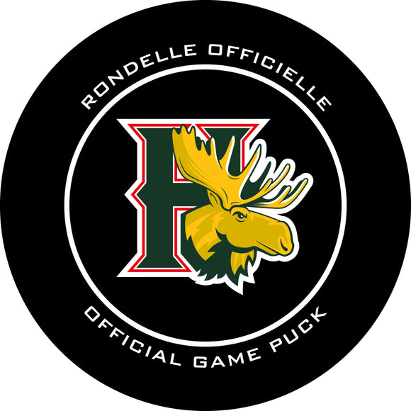QMJHL Halifax Mooseheads Official Game Puck (Season 2022-2023) - Mooseheads#2