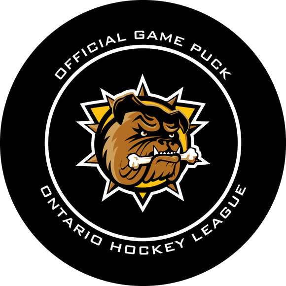 OHL Hamilton Bulldogs Official Game Puck (Season 2022-2023) - Bulldogs#4