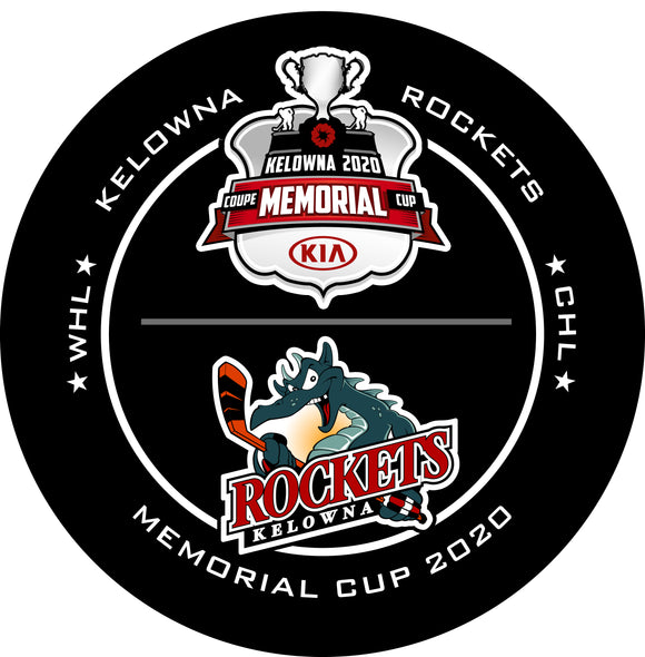 WHL Kelowna Rockets Official Game Puck (Season 2019-2020) - Kelowna#3