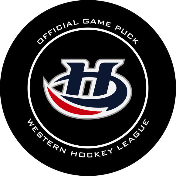 WHL Lethbridge Hurricanes Official Game Puck (Season 2019-2020) - Lethbridge#3