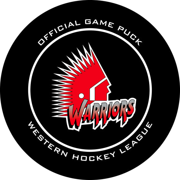 WHL Moose Jaw Warriors Official Game Puck (Season 2019-2021) - Warriors#3