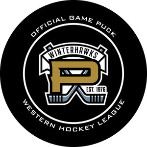 WHL Portland Winterhawks Official Game Puck (Season 2021-2022) - Portland#4