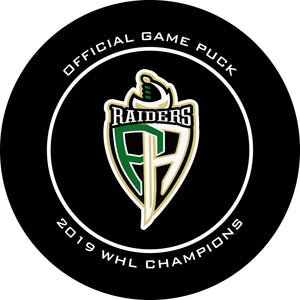 WHL Prince Albert Raiders Official Game Puck (Season 2019-2020) - Raiders#2