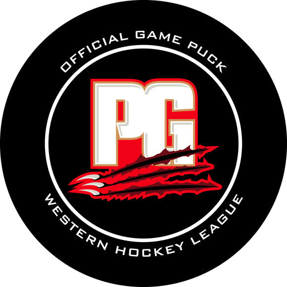 WHL Prince George Cougars Official Game Puck (Season 2019-2020) - Cougars#2