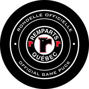 QMJHL Quebec Remparts Official Game Puck (Season 2018-2019) - Remparts#1