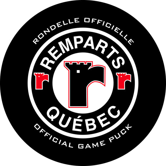 QMJHL Quebec Remparts Official Game Puck (Season 2020-2023) - Remparts#2