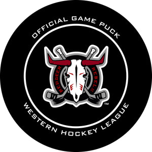 WHL Red Deer Rebels Official Game Puck (Season 2019-2020) - Rebels#3