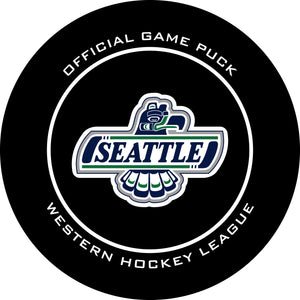 WHL Seattle Thunderbirds Official Game Puck (Season 2019-2023) - Thunderbirds#3