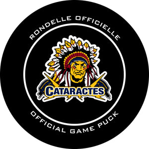 QMJHL Shawinigan Cataractes Official Game Puck (Season 2020-2023) - Shawinigan#2