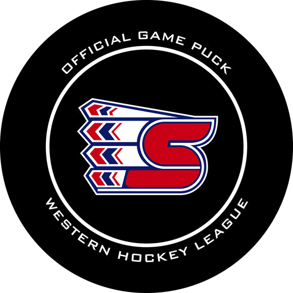 WHL Spokane Chiefs Official Game Puck (Season 2019-2020) - Spokane#4