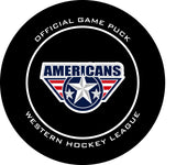 WHL Tri-City Americans Official Game Puck (Season 2019-2020) - Americans#5