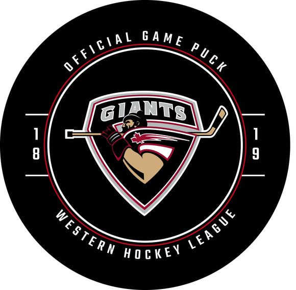 WHL Vancouver Giants Official Game Puck (Season 2018-2019) - Vancouver#5