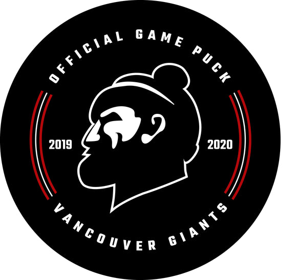 WHL Vancouver Giants Official Game Puck (Season 2019-2020) - Vancouver#6