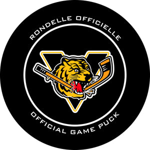 QMJHL Victoriaville Tigres Official Game Puck (Season 2019-2020) - Victoriaville#2