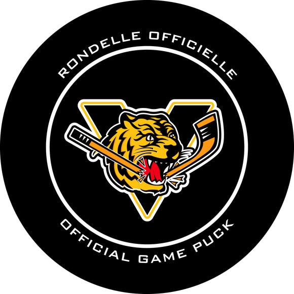 QMJHL Victoriaville Tigres Official Game Puck (Season 2020-2023) - Victoriaville#3