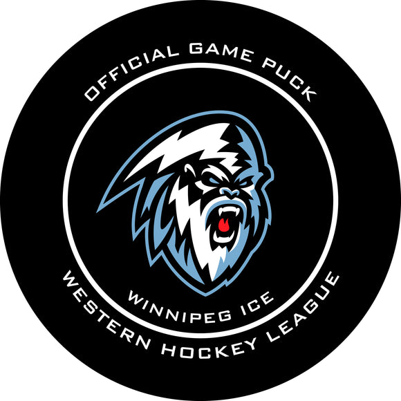 WHL Winnipeg Ice Official Game Puck (Season 2022-2023) - Winnipeg#1