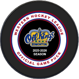 WHL Edmonton Oil Kings 2025-2026 Official Game Puck