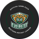 WHL Everett Silvertips 2025-2026 Official Game Puck