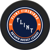 OHL Flint Firebirds 2025-2026 Official Game Puck