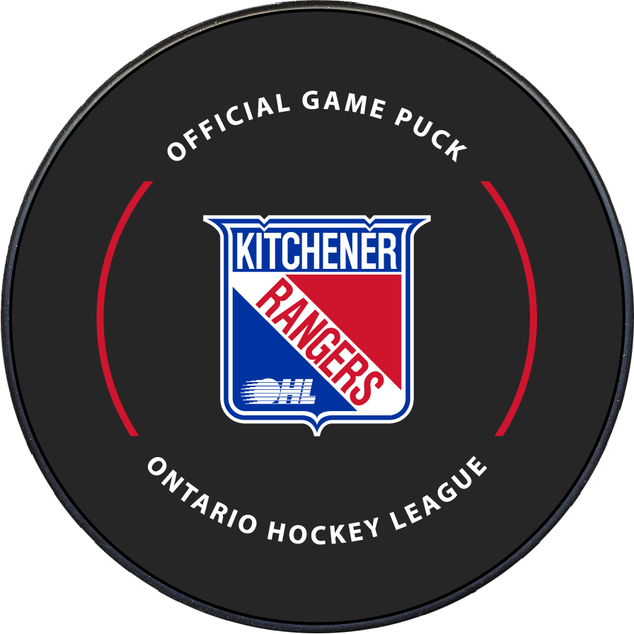 OHL Kitchener Rangers 2025-2026 Official Game Puck – Ogre Brand