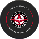 WHL Moose Jaw Warriors 2025-2026 Official Game Puck