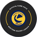 WHL Saskatoon Blades 2025-2026 Official Game Puck