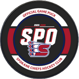 WHL Spokane Chiefs 2025-2026 Official Game Puck (Copy)