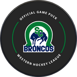 WHL SWIFT CURRENT BRONCOS 2025-2026 Official Game Puck
