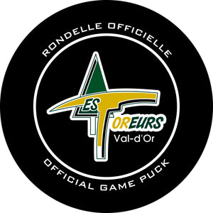QMJHL Val-d'Or Foreurs Official Game Puck (Season 2020-2023) - Foreurs#3