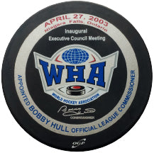 2003 World Hockey Association Hockey Puck