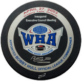 2003 World Hockey Association Hockey Puck
