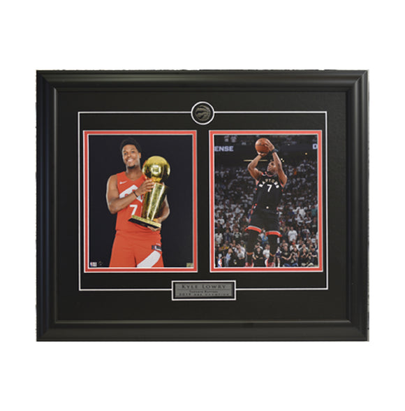 Kyle Lowry Trophy & Action Shot Framed Photo (23 by 19 Frame)