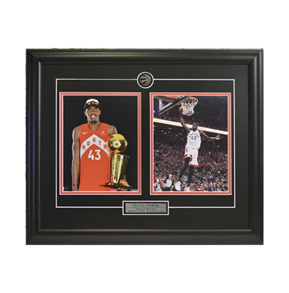 Pascal Siakam Trophy & Action Shot Framed Photo (23 by 19 Frame)