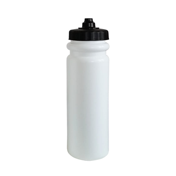 850ml White 'Tall Boy' Water Bottle (Pro Lid)