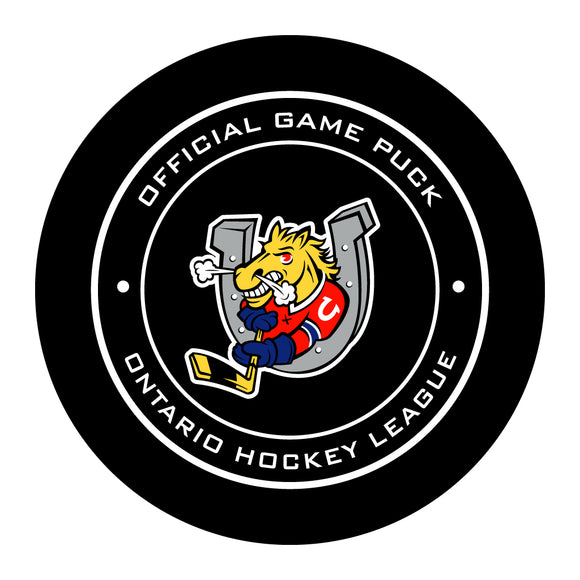 OHL Barrie Colts Official Game Puck (2015-2018) - Colts#1