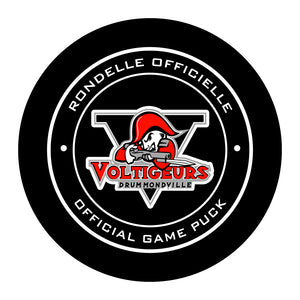 QMJHL Drummondville Voltigeurs Official Game Puck (Season 2017-2018) - Voltigeurs#1