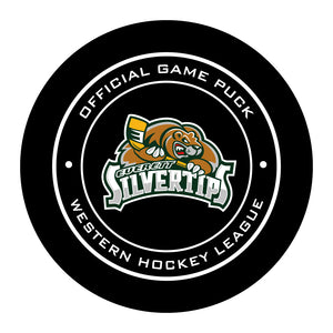 WHL Everett Silvertips Official Game Puck (Season 2016-2017) - Silvertips#1