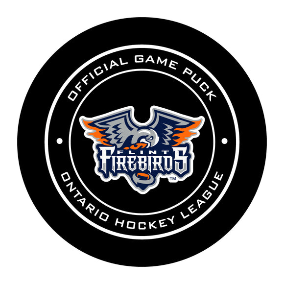 OHL Flint Firebirds Official Game Puck (Season 2016-2018) - Firebirds#1